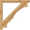 Ekena Millwork Balboa Craftsman Rough Sawn Bracket, Western Red Cedar, 4"W x 48"D x 48"H BKT04X48X48BOA04RWR - alternate 3